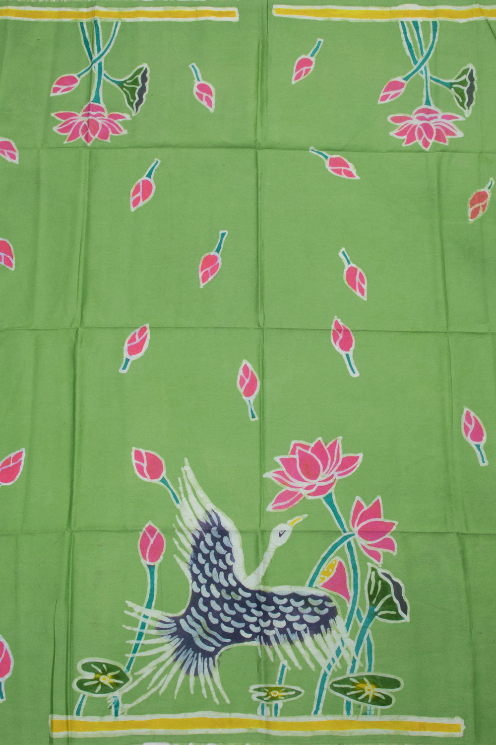 Batik Printed Cotton Blouse Material - 10063021
