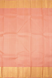 Myrtle Green Pure Zari Korvai Kanjivaram Silk Saree 10063086