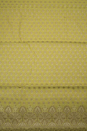 Pista Green Banarasi Cotton 3-Piece Salwar Suit Material 10063170