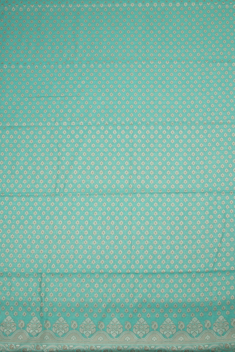 Blue Banarasi Cotton Salwar Suit Material