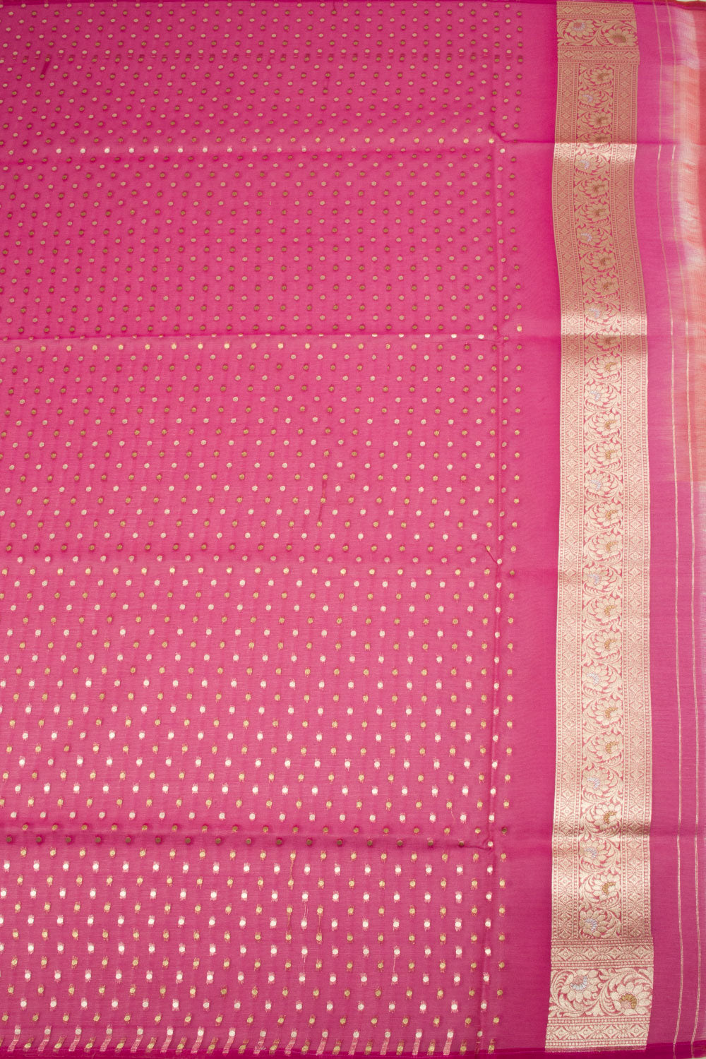  Purple Handloom Banarasi Kora Silk Saree