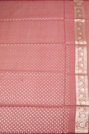Red Handloom Banarasi Kora Silk Saree