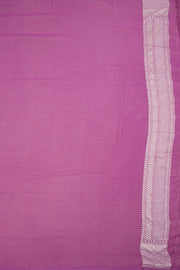 Warm Purple Handcrafted Banarasi Khaddi Georgette Saree 10063226