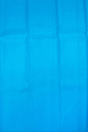 Cerulean Blue Pure Zari Jacquard Kanjivaram Silk Saree 10063343