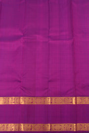 Cream Pure Zari Korvai Kanjivaram Silk Saree 10063358