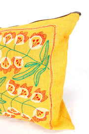 Yellow Kantha Embroidery Tote bag 10063524