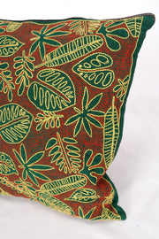 Green Kantha Embroidery Tote Bag 10063533