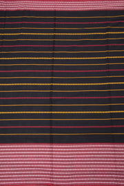  Black Handloom Dhaniakhali Cotton Saree - 10063547