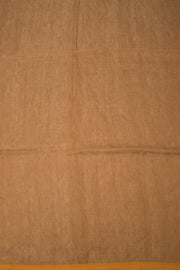 Coffee Brown Handloom Bengal Tant Cotton Saree - Avishya
