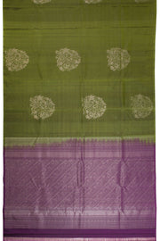 Fern Green Kanjivaram Soft Silk Saree - Avishya