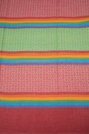 Multi Colour Handloom Dhaniakhali Cotton Saree 10063799