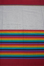 Nobel Grey Handloom Dhaniakhali Cotton Saree 10063801