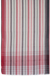 White Handloom Dhaniakhali Cotton Saree 10063806