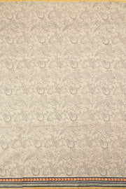 Off White Printed Chanderi Silk Cotton Saree - Avishya