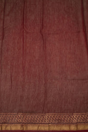 Maroon Akola Dabu Printed Saree - Avishya 