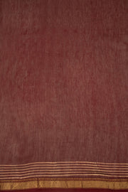 Maroon Akola Dabu Printed Saree - Avishya 