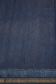 Blue Akola Dabu Printed Saree - Avishya