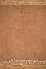 Brown Akola Dabu Printed Saree  - Avishya 