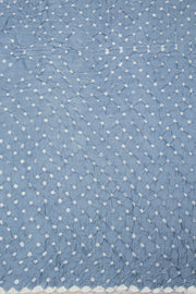 Grey Handwoven Bandhani Modal Saree - Avishya