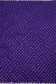 Purple Handwoven Bandhani Modal Saree 10063909