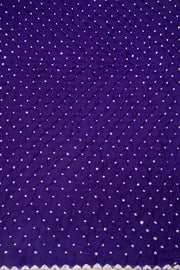 Purple Handwoven Bandhani Modal Saree 10063910