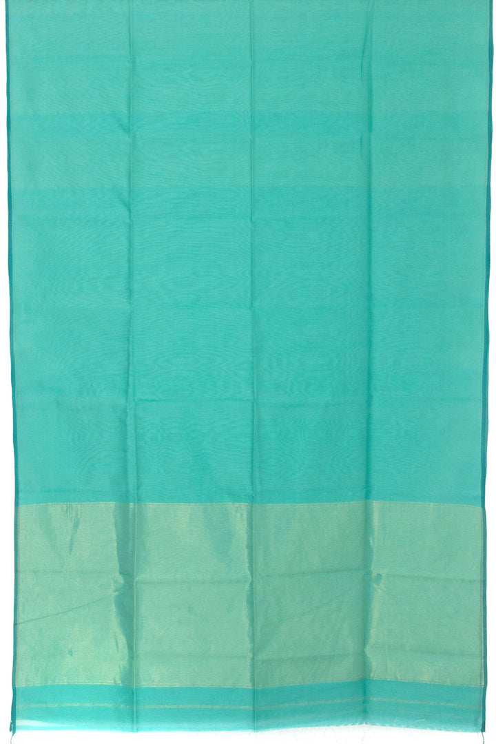 Blue Handloom Maheshwari Silk Cotton Saree - Avishya