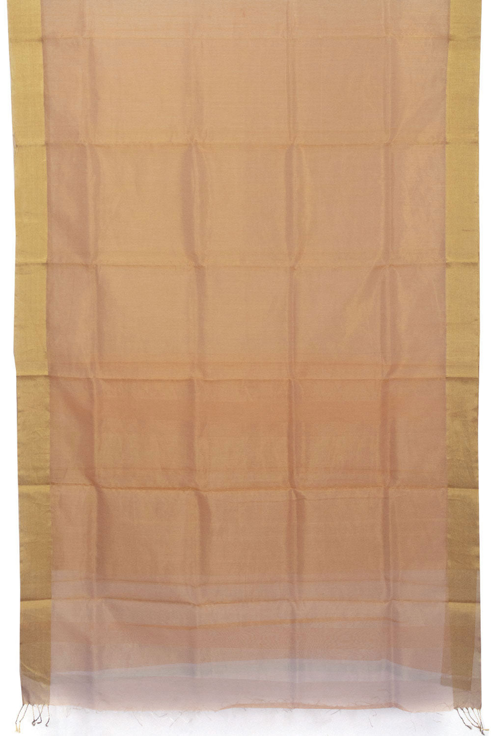 Beige Handloom Maheswari Silk Cotton Saree - Avishya