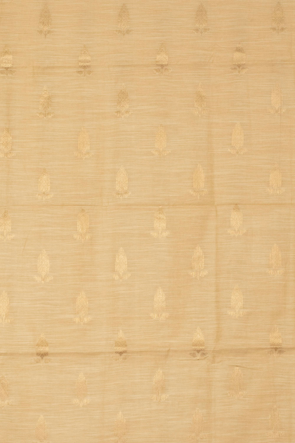 Beige 3 Piece Banarasi Silk Cotton Salwar Suit Material - Avishya
