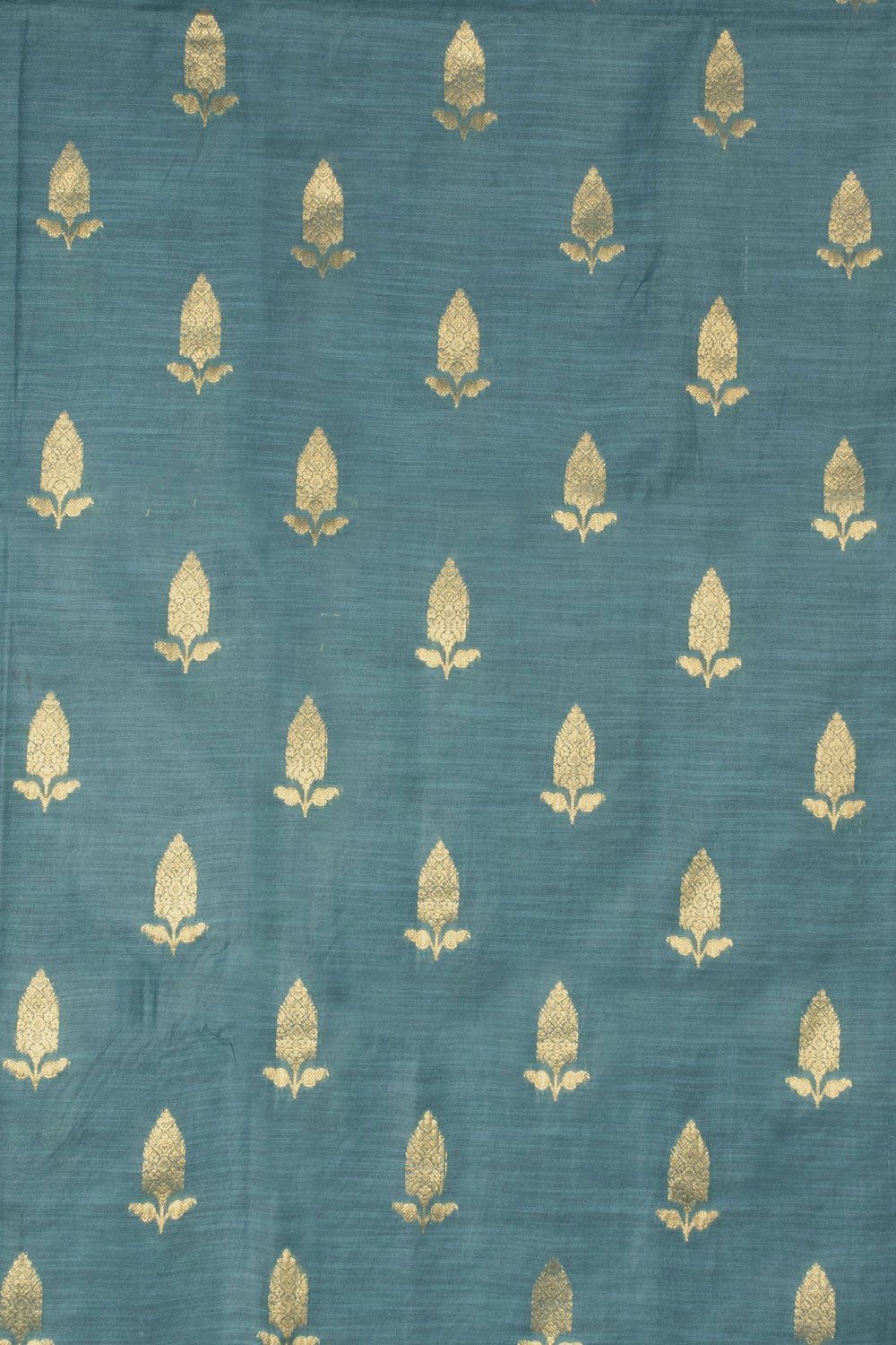 Blue 3-piece Banarasi Silk Cotton Salwar Suit Material - Avishya