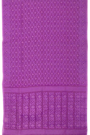 Purple Handloom Jamdani Style Jamdani Cotton Saree 10064010