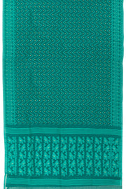 Green Handloom Jamdani Style Jamdani Cotton Saree 10064018