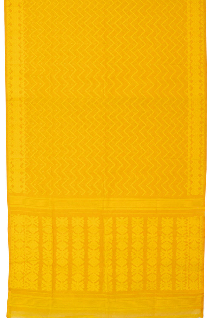 Yellow Handloom Jamdani Style Jamdani Cotton Saree - Avishya