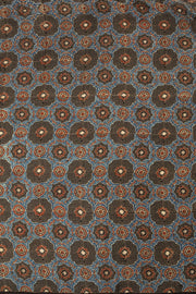 Black Handloom Ajrakh Modal Silk Saree - Avishya