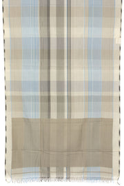 Off white Handloom Maheswari Silk Cotton Saree- Avishya