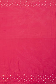 Red Handcrafted Bandhani Cotton Saree - Avishya