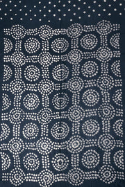 Navy Blue Bandhani Salwar Suit Material - Avishya