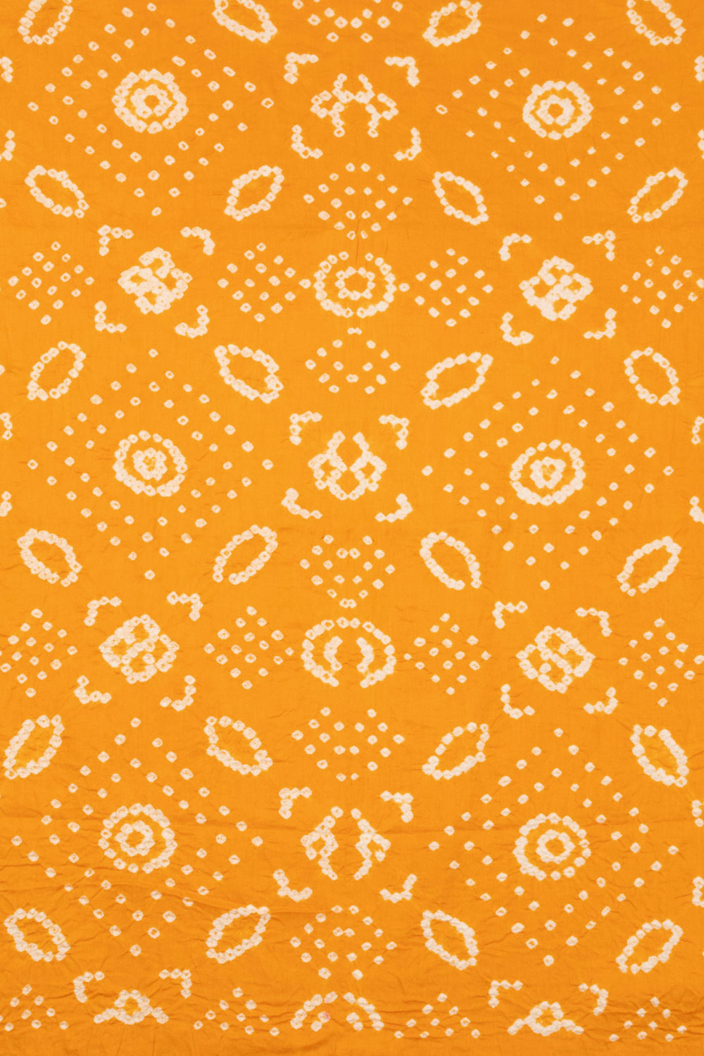 Orange Bandhani Cotton 3-Piece Salwar Suit Material - Avishya