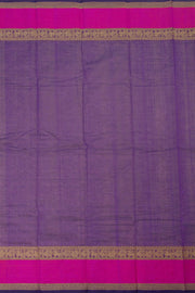 Violet Handloom Kanchi Cotton Saree 10064198