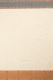 Off - White Handloom Kanchi Cotton Saree 10064202