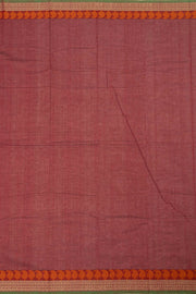 Maroon Handloom Kanchi Cotton Saree - Avishya