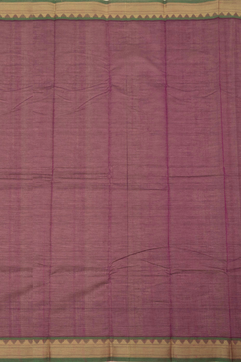 Magenta Handloom Kanchi Cotton Saree - Avishya 