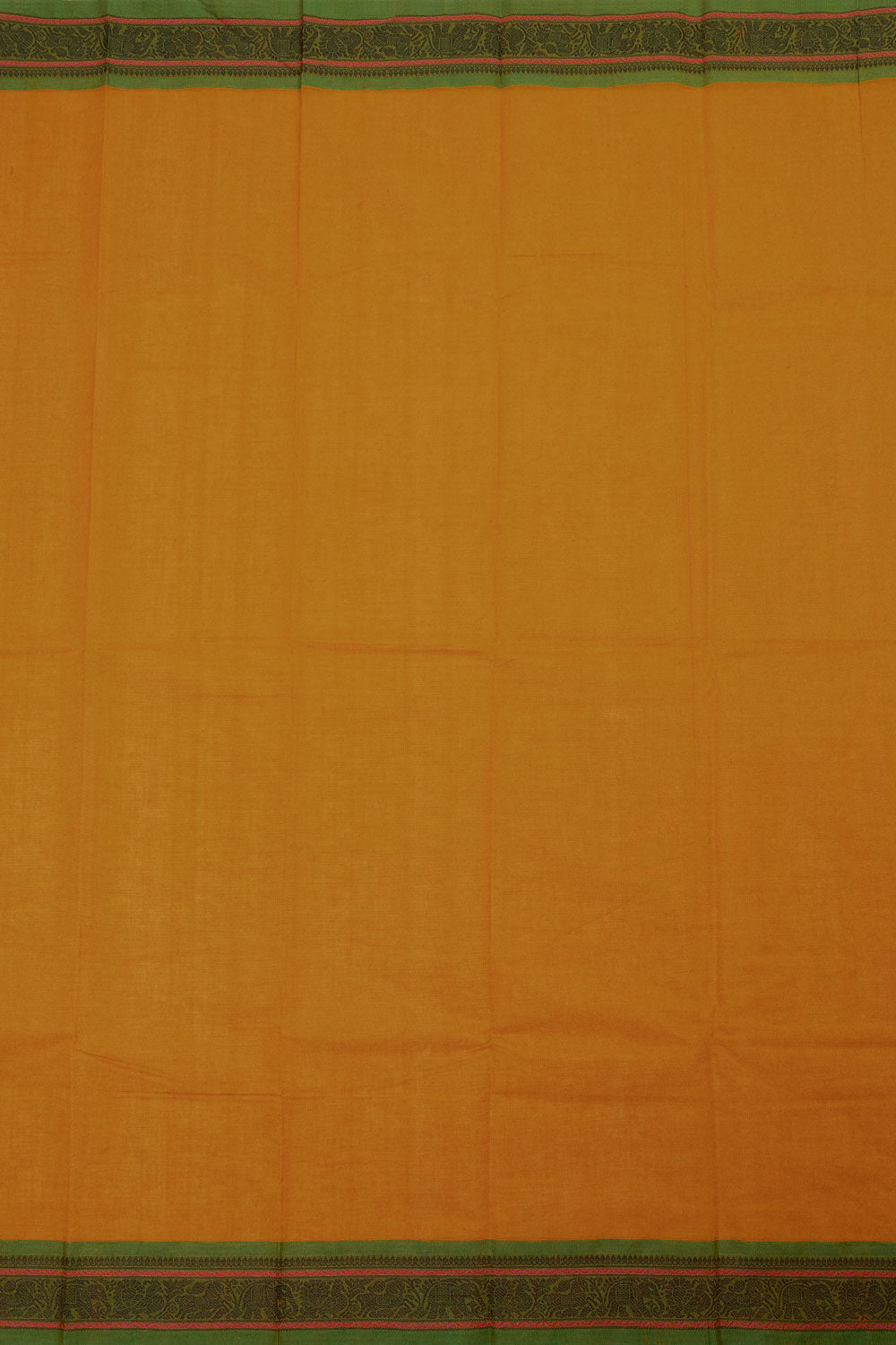 Yellow Handloom Kanchi Cotton Saree - Avishya