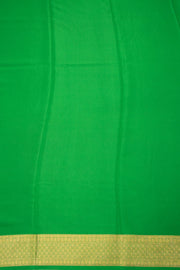 Chilli Red Mysore Crepe Silk Saree- Avishya