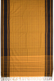 Brown Handloom Narayanpet Cotton Saree Without Blouse 10064360 - Avishya