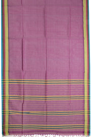 Violet Handloom Narayanpet Cotton Saree Without Blouse 10064373 - Avishya