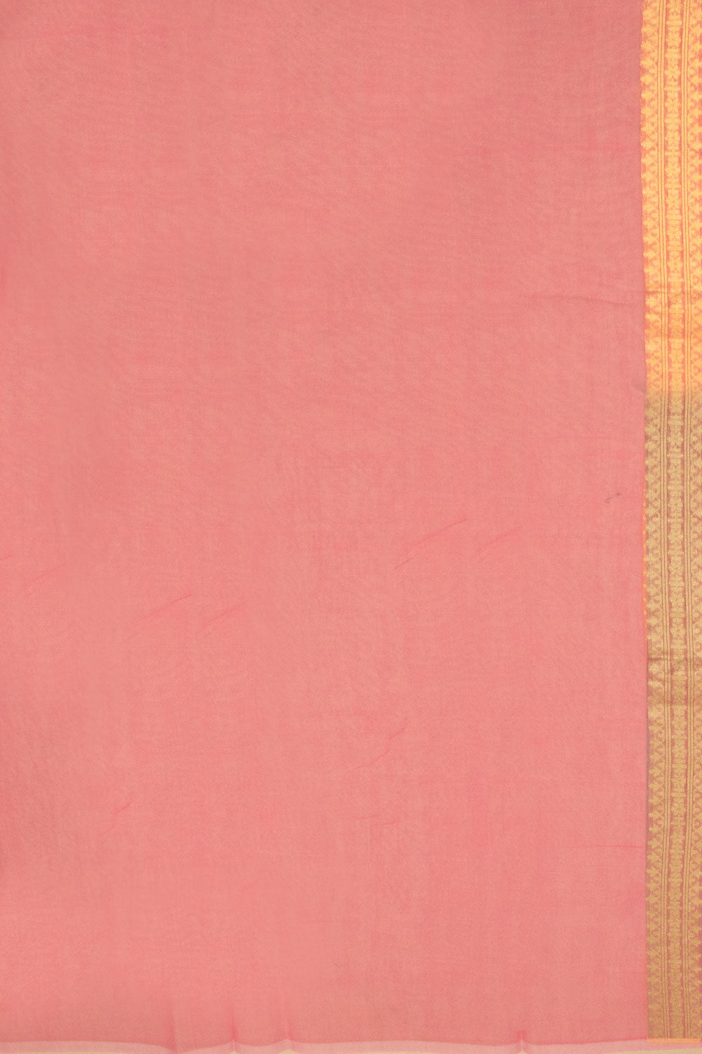 Pink Handloom Banarasi Cotton Saree - Avishya 