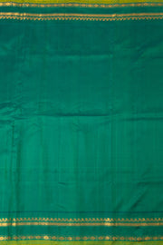 Salmon Pink Handloom Gadwal Kuttu Silk Saree - Avishya