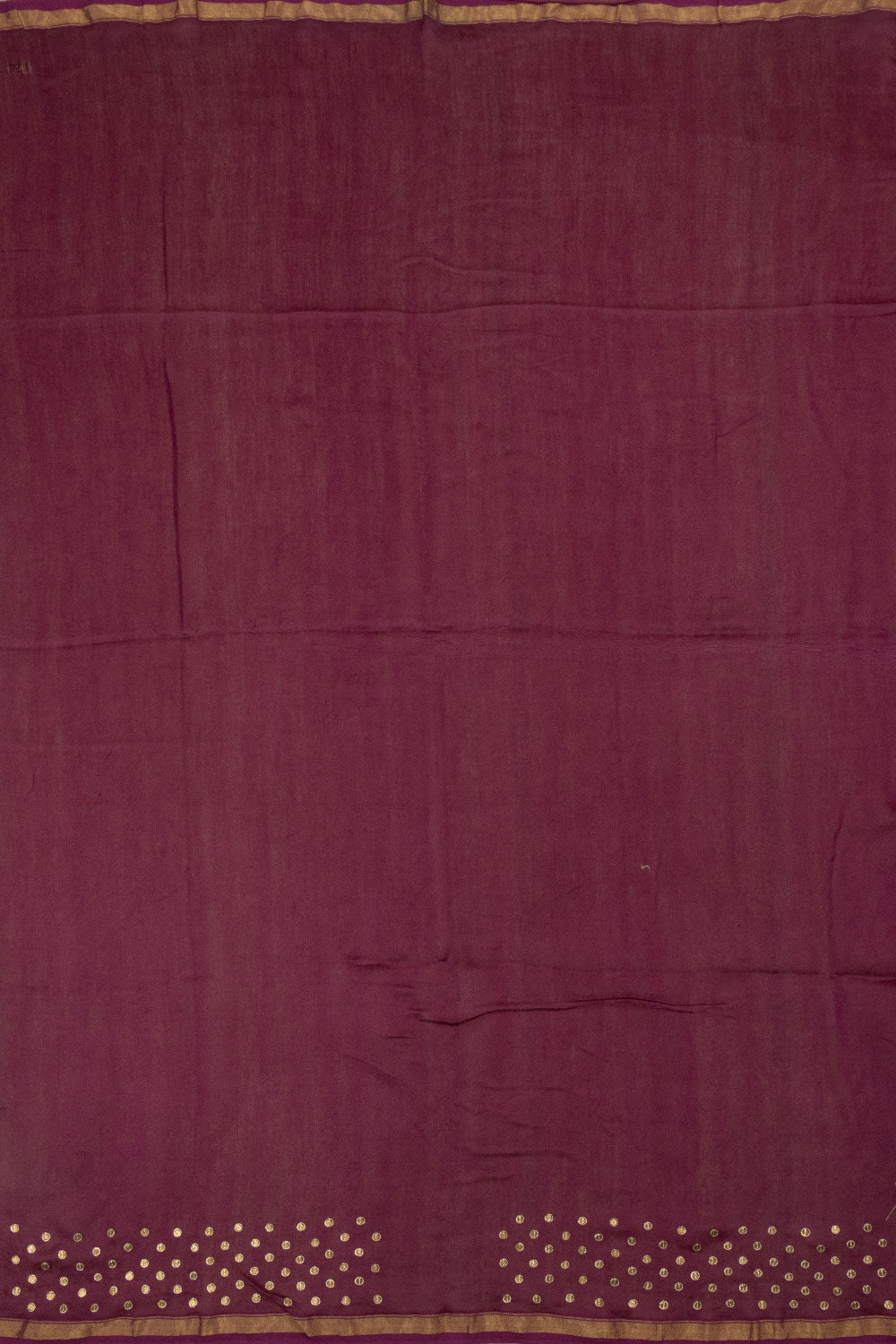 Deep Violet Handloom Chanderi Silk Cotton Saree - Avishya