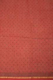 Maroon Bagh Printed Silk Cotton Saree - Avishya