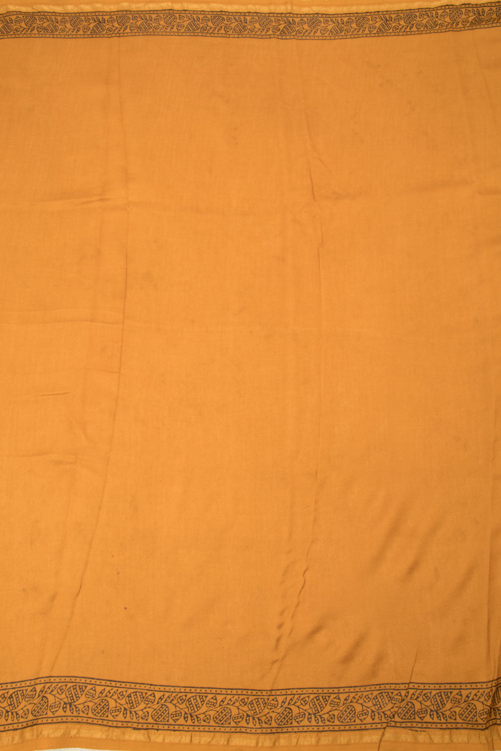 Brick Orange Bagh Printed Silk Cotton Saree - Avishya